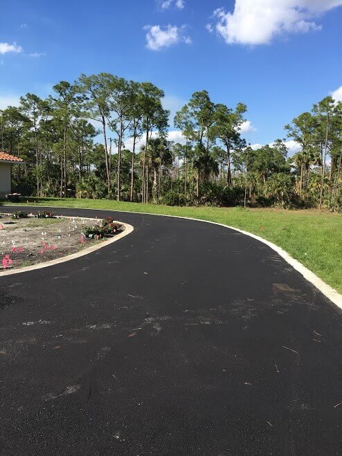 resurfaced driveway in Palm Beach County