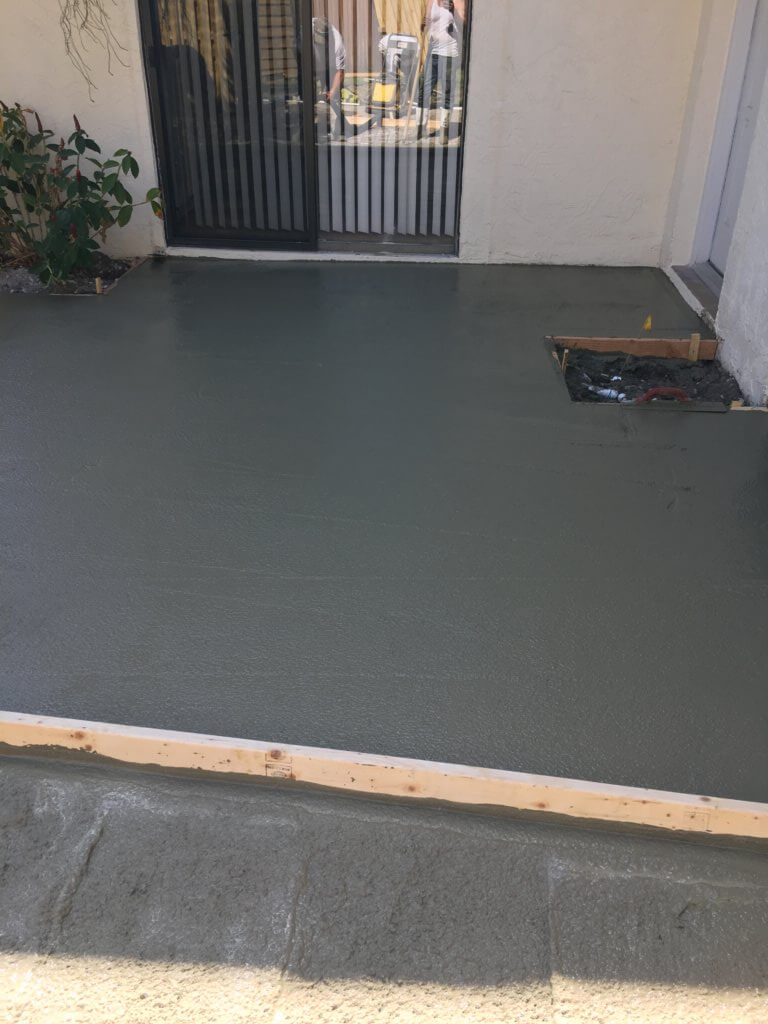 Concrete patio installer South Florida