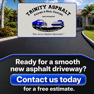 Ready for a smooth new asphalt driveway? Contact Trinity Asphaly today for a free estimate.
